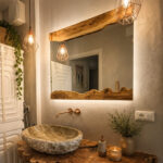 Set Bagno Primordiale "Radici del Salento" con Specchio Coordinato - immagine 2